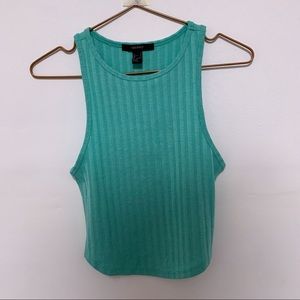 Forever 21 Teal Crop Top size S